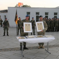 American–German partnership on a regimental level
