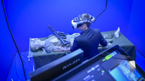 Blueroom is a mixed reality simulator for realistic medical training.