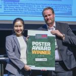 Chi-Jen Wu (left), PhD Candidate and director of the nursing department at the Armed Forces General Hospital in Kaohsiung, Taiwan, received the Poster Award from Tobias Ehlke, owner of CPM Verlag GmbH, at DiMiMED 2025.