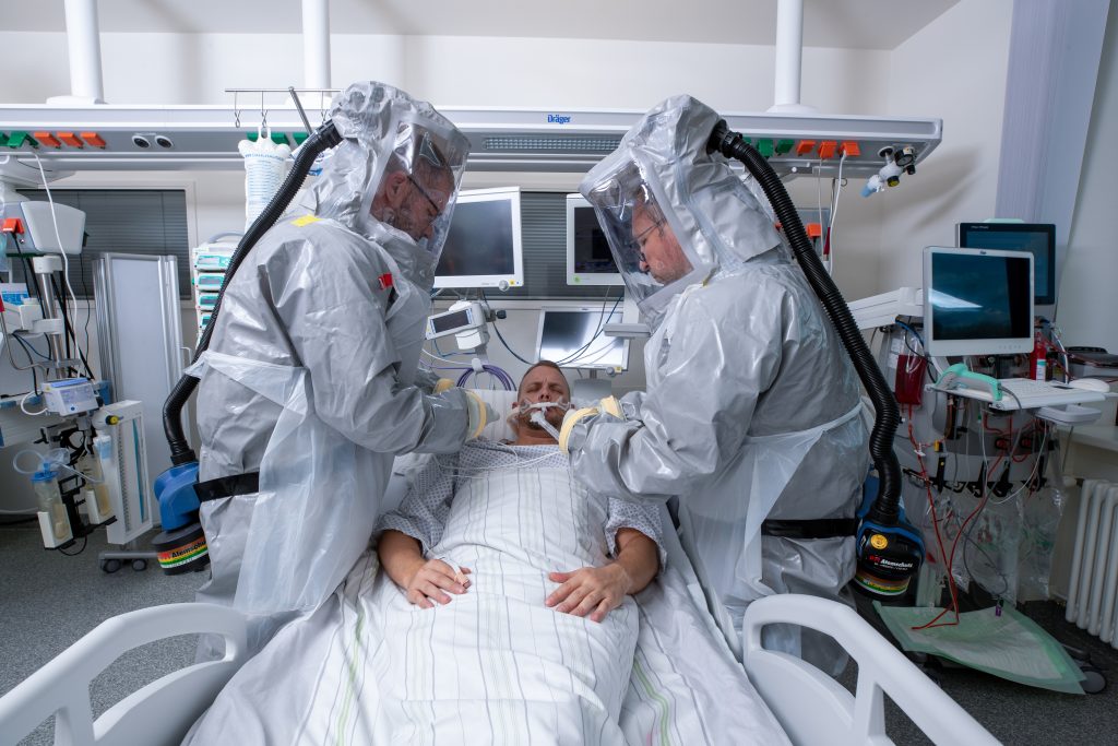 Tropical medicine: Example image for infectious diseases at the Bundeswehr hospital in Hamburg.