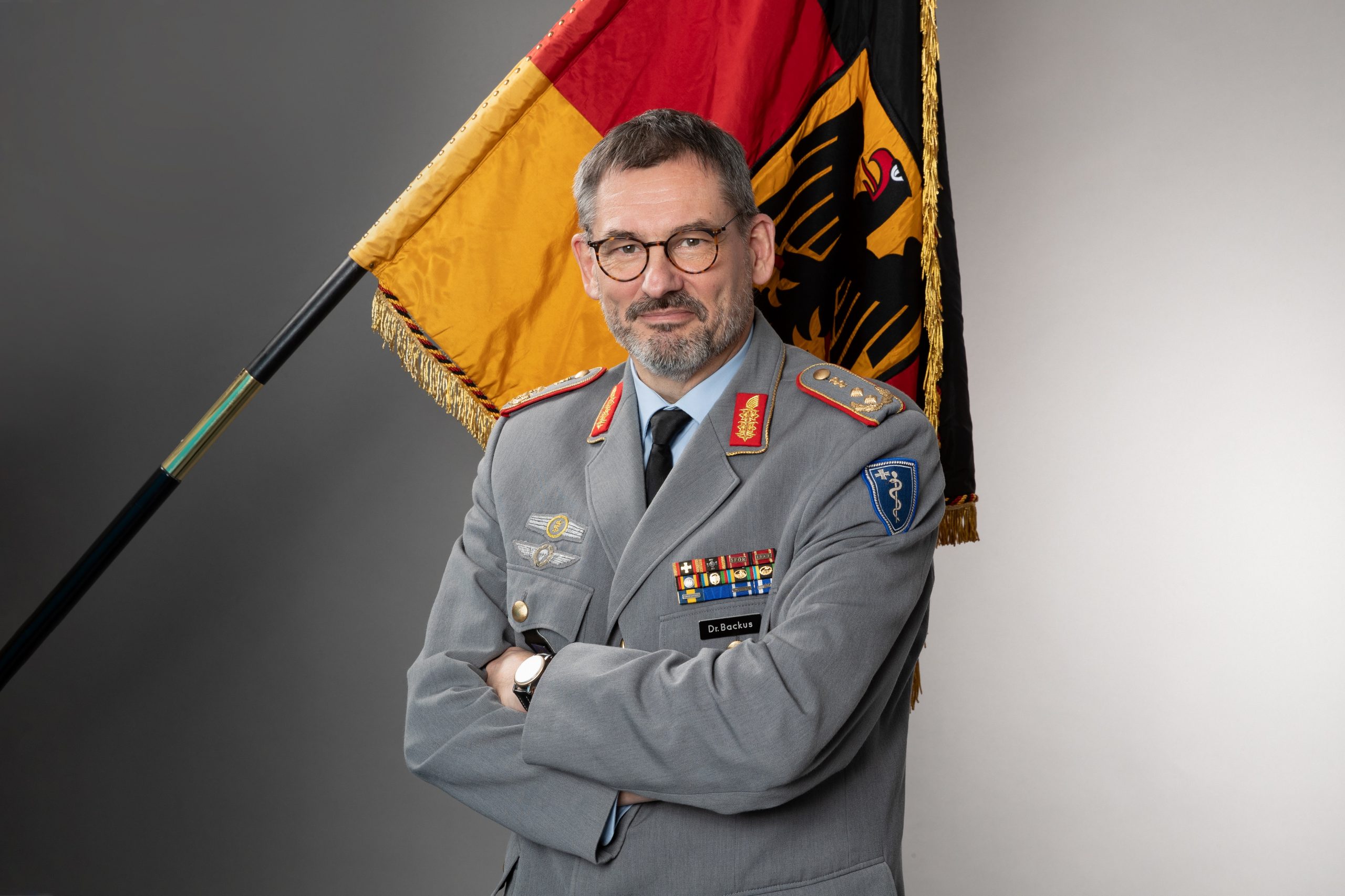 Generalstabsarzt Dr. Johannes Backus ist der Kommandeur des Kommandos Gesundheitsversorgung der Bundeswehr in Koblenz.