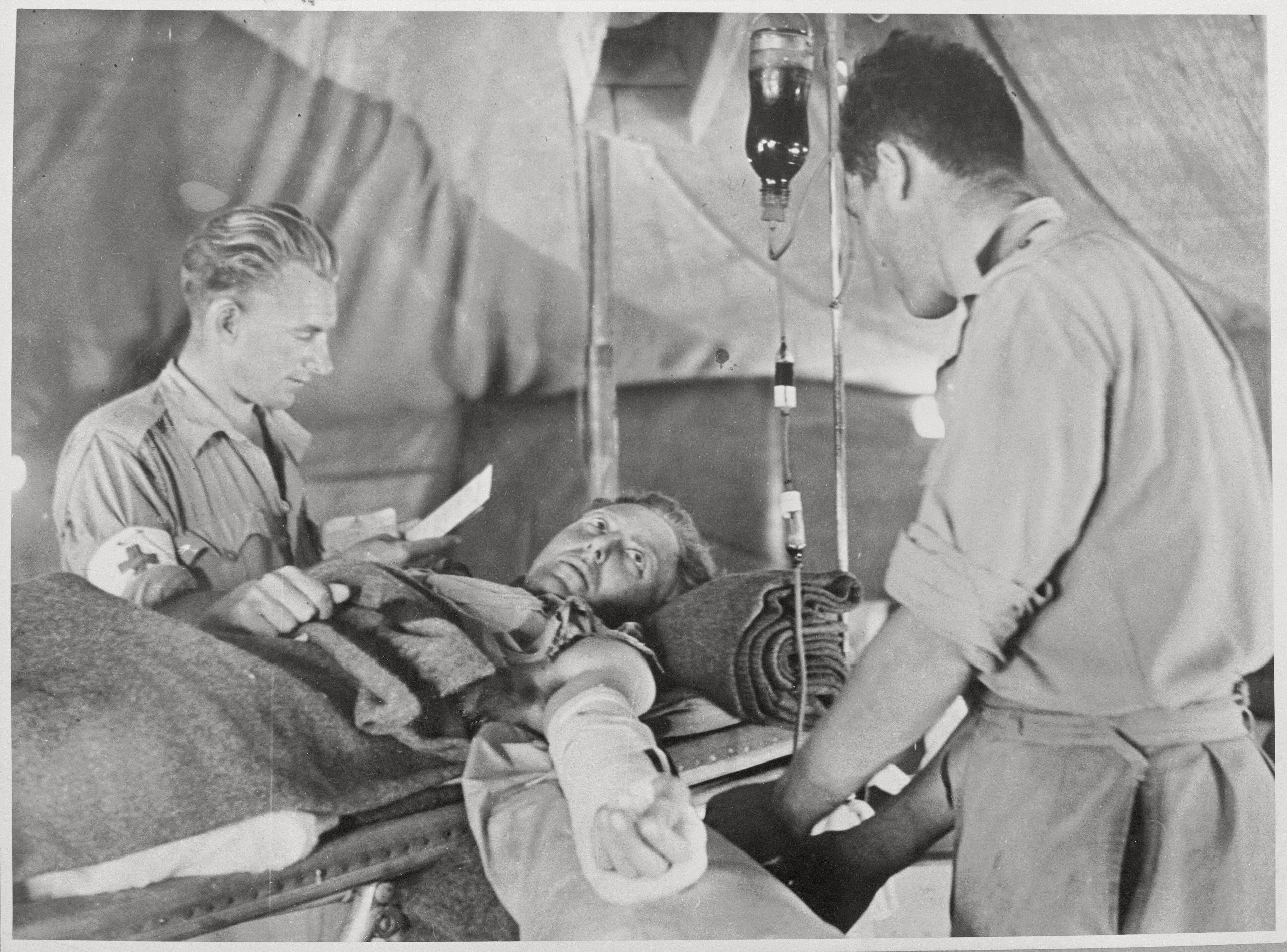 Bluttransfusion im militärischen Kontext