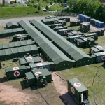 Feldhospitäler: Blick auf ein Rettungszentrum. Foto: Bundeswehr