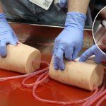 Auf der Enforce Tac 2026 konnten Fachbesucher am Stand von Meier Medizintechnik selbst Hand anlegen.