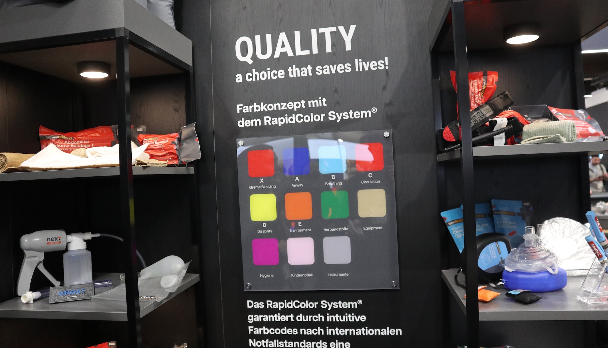 Das Farbkonzept von nextRESCUE.