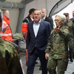 Federal Minister of Defence Boris Pistorius visits the Medic Quadriga exercise in Berlin.