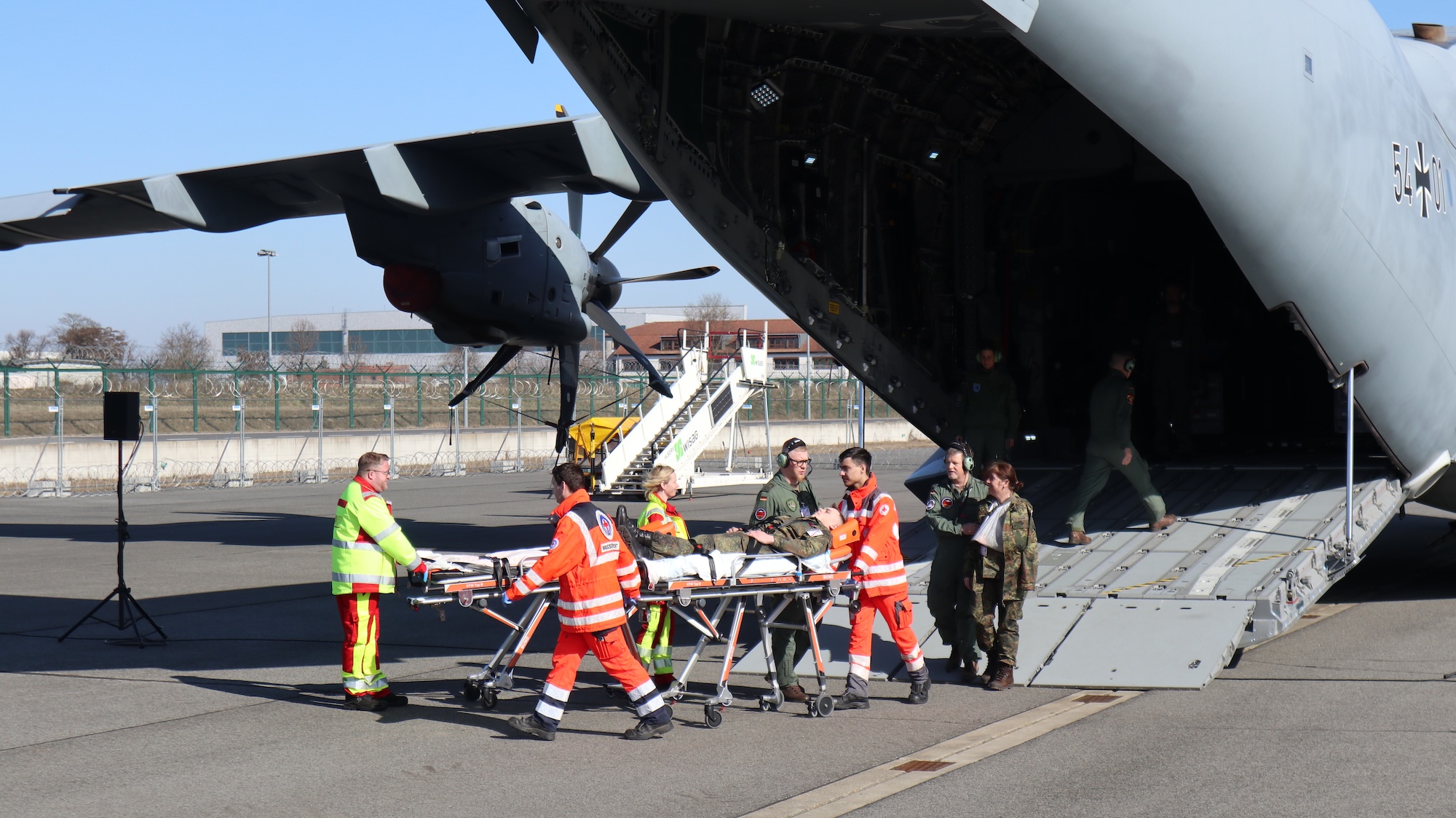 Zivil-militärische Zusammenarbeit bei der Medic Quadriga 2026 in Berlin.