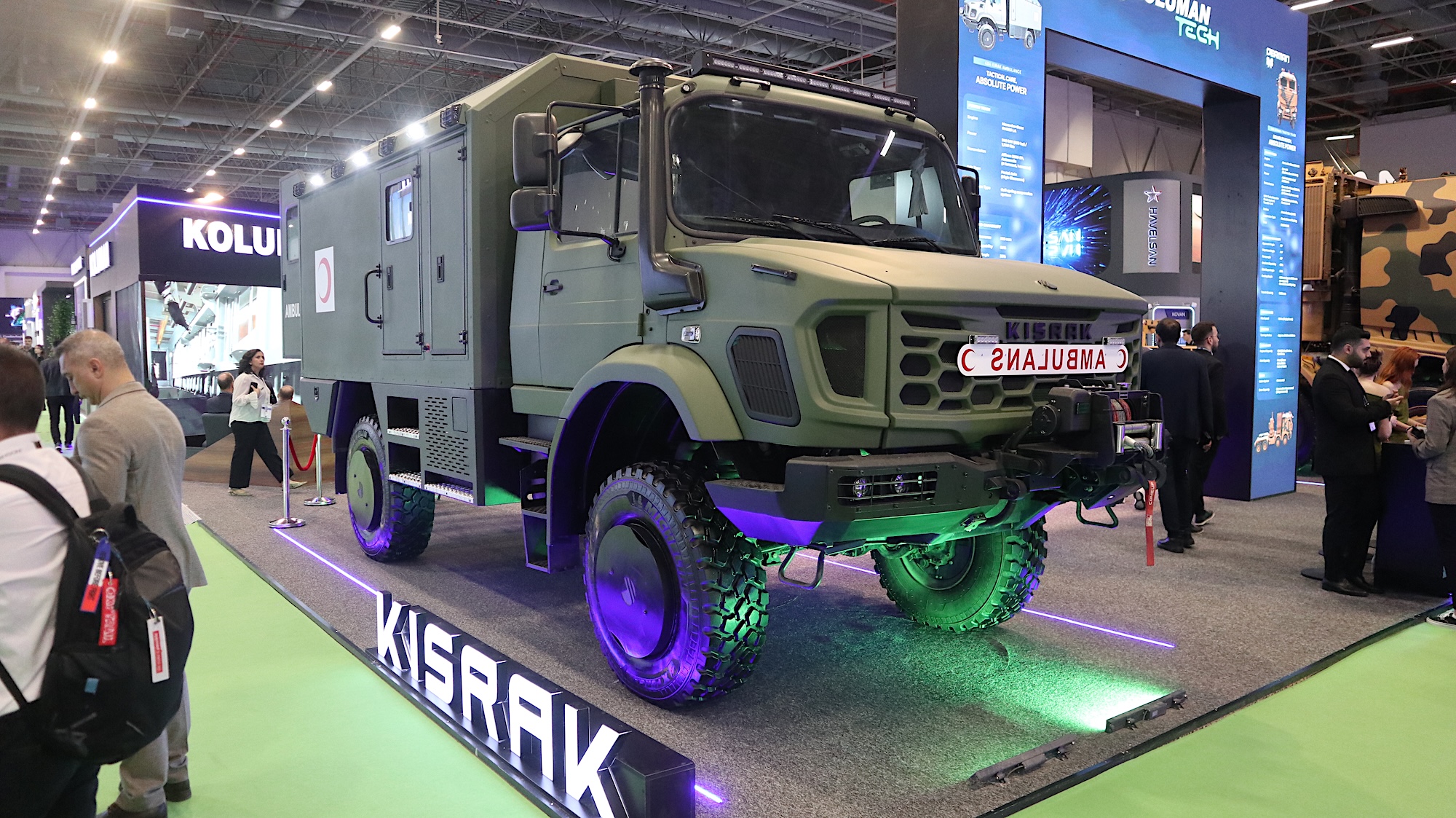 Geländegängig: KISRAK 4x4 von Koluman Otomotiv in der Ambulanz-Version auf der SAHA 2026.
