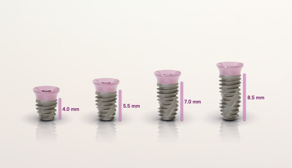 Das Helix Short von Neodent® – die Lösung bei vertikaler Knochenatrophie. Bildrechte: © Straumann Group; uneingeschränktes Nutzungsrecht in Bezug auf diese Meldung