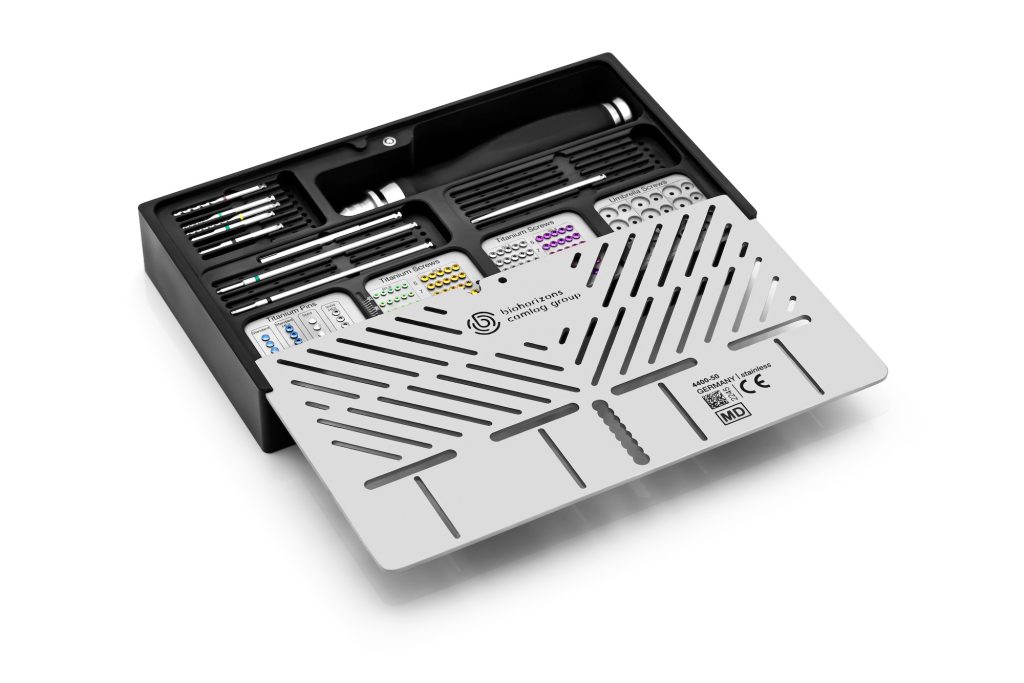 Das dev-os System ist eine Komplettlösung zur Membranstabilisierung und Knochenfixierung.