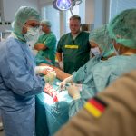 Klinische Versorgung: „Versorgung im OP“ - Gemeinsame Übung zwischen Klinischem Bereich und Kohäsionsregiment.