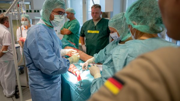 Klinische Versorgung: „Versorgung im OP“ - Gemeinsame Übung zwischen Klinischem Bereich und Kohäsionsregiment.