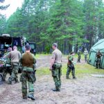 Teamtraining bei der Patientenübergabe in Litauen während der Übung „Grand Eagle II“ 2025