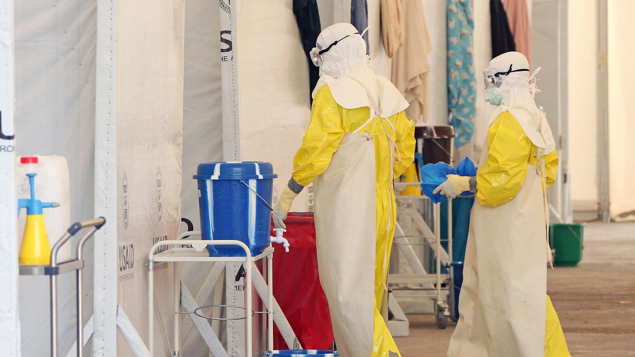 Während des Ebola-Ausbruchs im Jahr 2014 versorgte die Bundeswehr zeitgleich bis zu 50 Patienten.