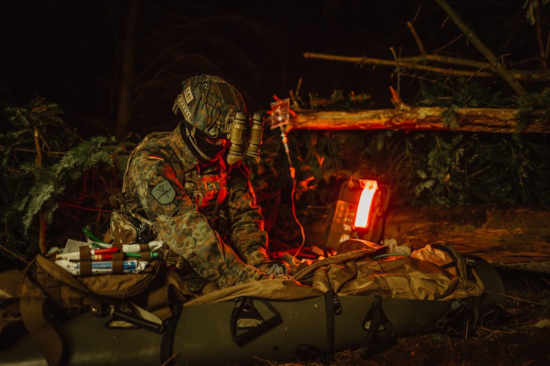 The German Armed Forces have already tested the XPLight lighting system.