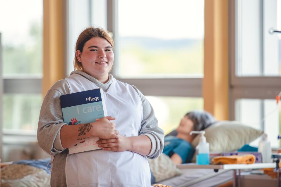 Johanna, Auszubildende zur Pflegefachfrau