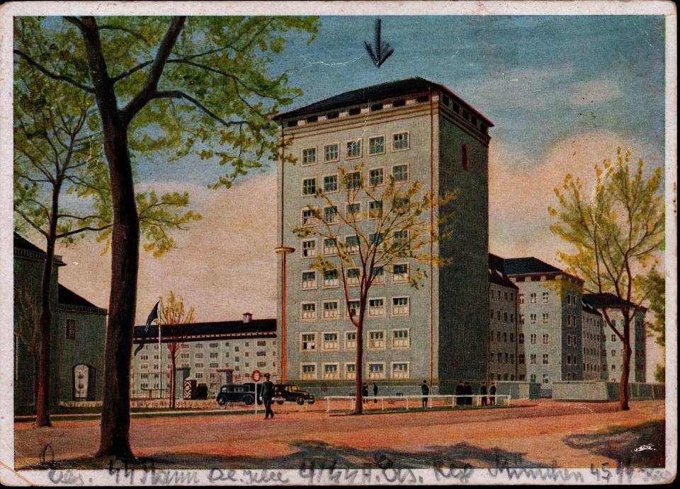 Postkarte der SS-Kaserne Standarte „Deutschland“, München