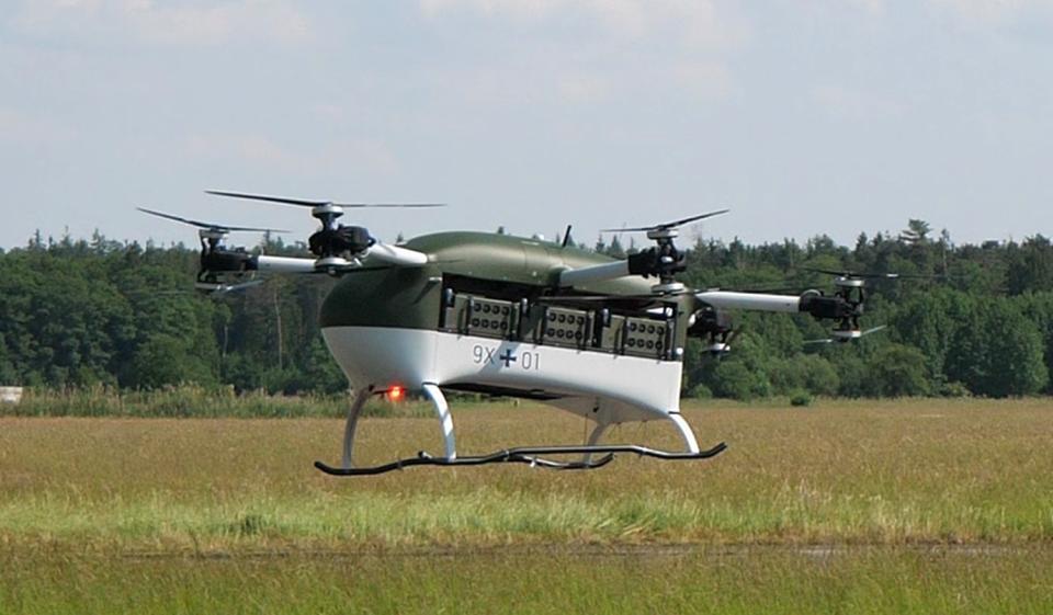 MEDEVAC Grille in der Flugerprobung