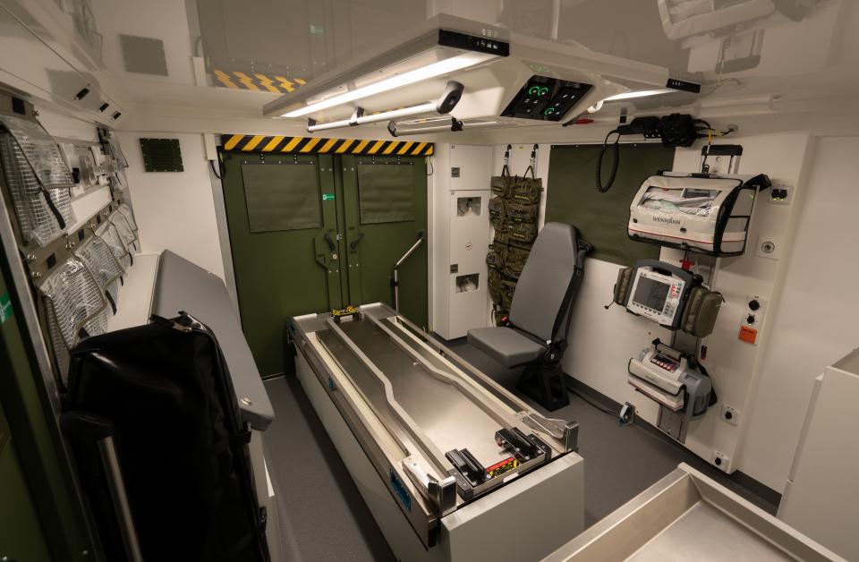Sanitätsdienstlicher Arbeitsraum