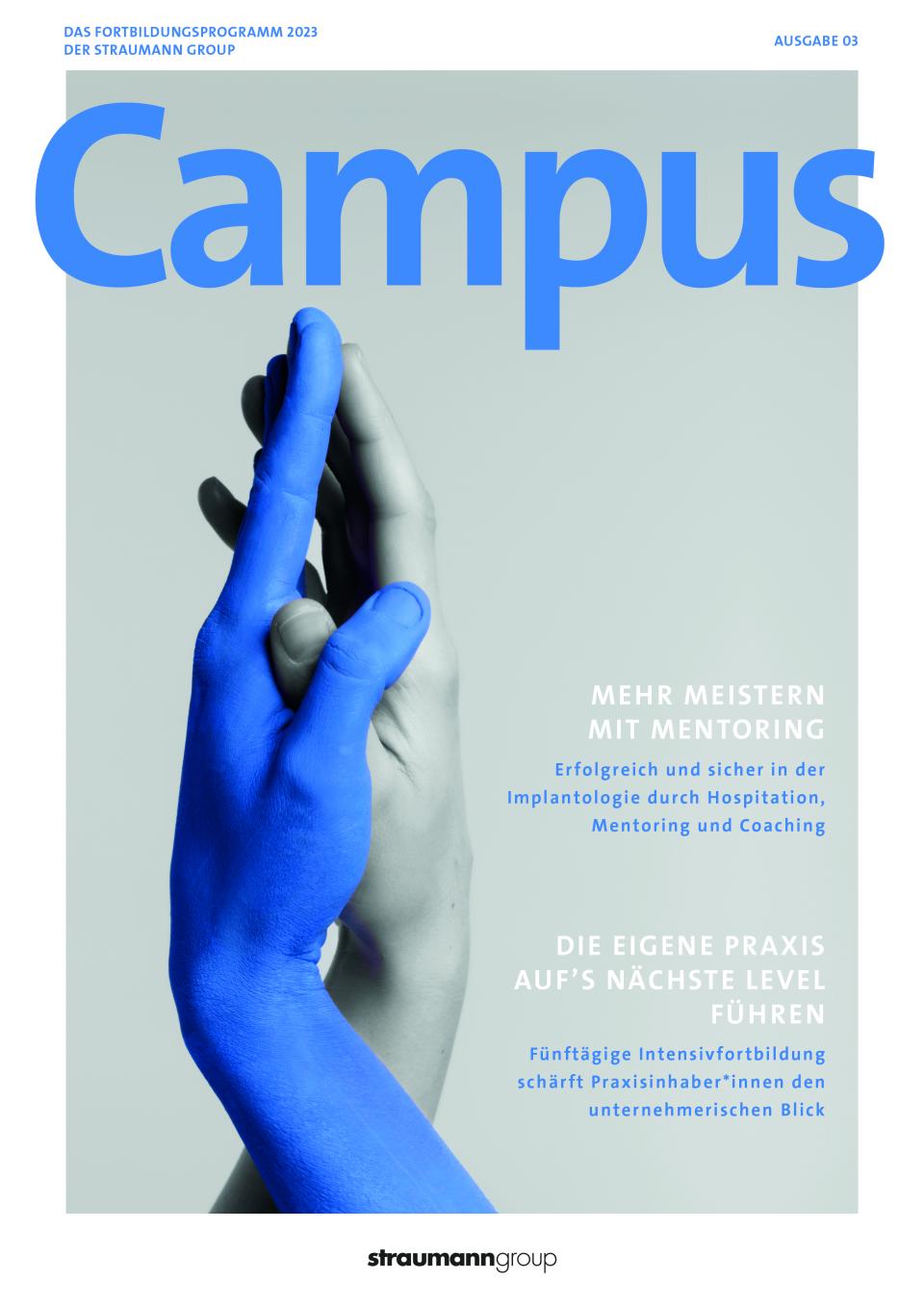 Straumann Group veröffentlicht CAMPUS Fortbildungsmagazin 2023
