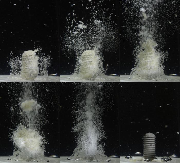 Darstellung der elektrolytischen Reinigungsmethode (In vitro)