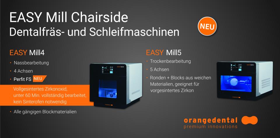 NEU: EASY Mill Chairside Dentalfräs- und Schleifmaschinen für den digitalen...