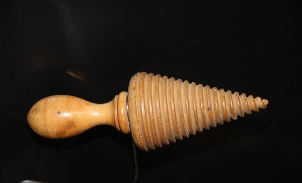 Mundschraube aus Buchsbaumholz