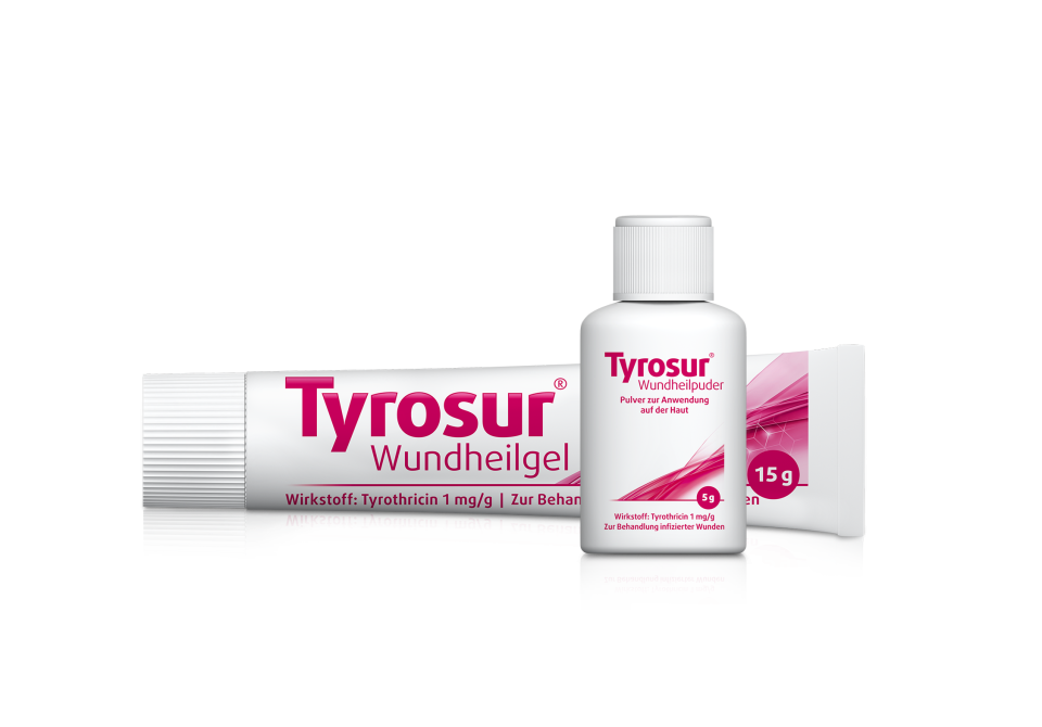 Tyrosur Wundheilgel, Tyrosur Wundheilpuder, Tyrosur Care Expert