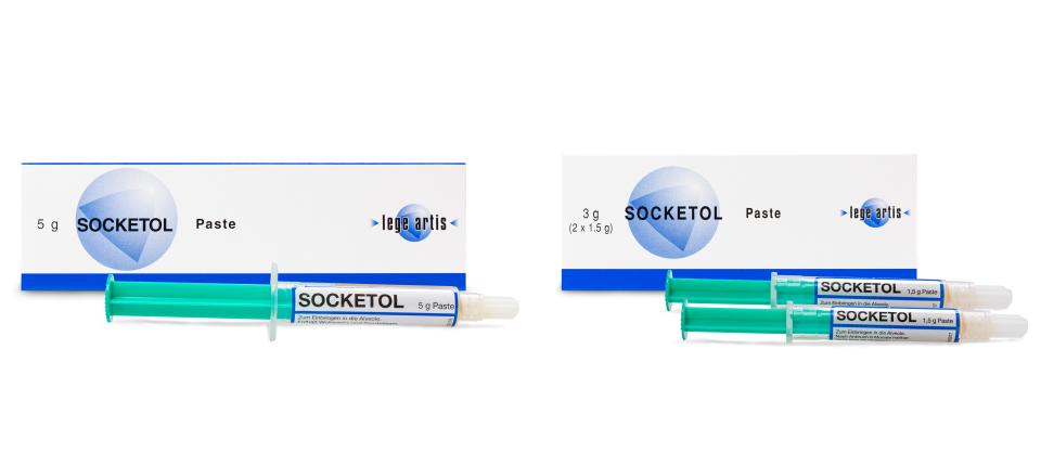 Früher: schmerzhafte Alveolitisstreifen – heute: SOCKETOL