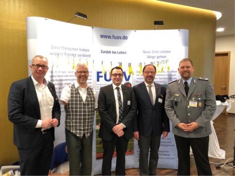 Info-Stand des FUAV auf dem Neujahresempfang der ServiceClubs vom Kreis Soest...
