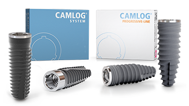 SCREW-LINE und PROGRESSIVE-LINE Implantate: Bewährte CAMLOG® und CONELOG®...