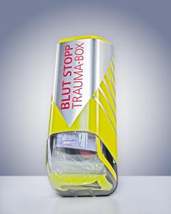Der robuste TRAUMA-BOX Spender.